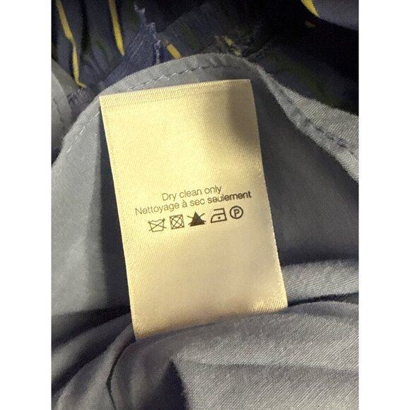 Veronica Beard Teagan Women's Dress Stripe Ruched  Midi Blue Viscose Size 2 NEW - Picture 12 of 13